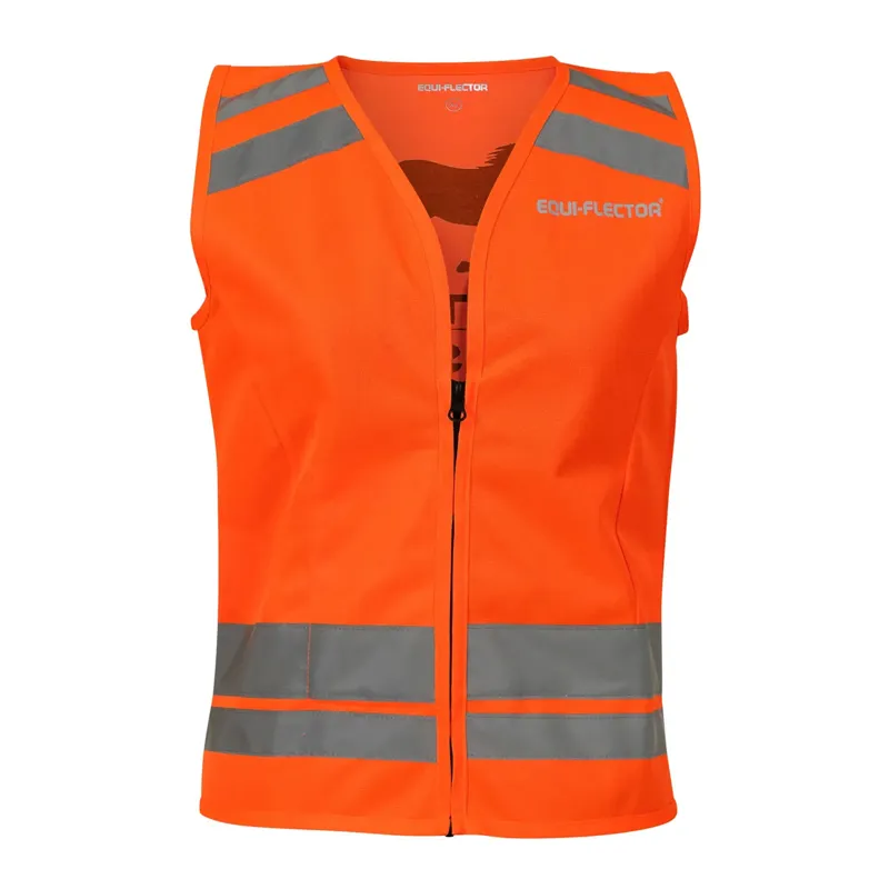 Shires Equi-Flector Adult Saftey Vest - Orange